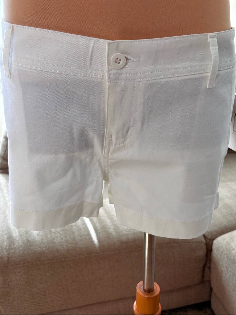 Dickies White High-Waist Women's Shorts